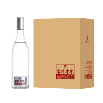 富裕老窖浓香型白酒42度优级光瓶东北特产玻璃瓶纯粮酿造450ml/瓶 6瓶/箱