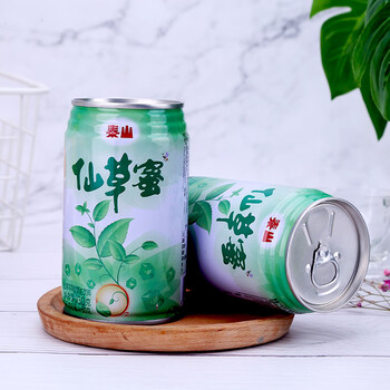 泰山仙草蜜330克12罐凉茶饮料烧仙草冻黑凉粉夏日解暑冷藏更佳330克12