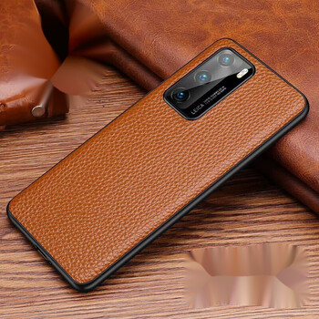 陆魅华为p40pro手机壳轻奢p40pro真皮全包软边p40保护套防摔商务皮套