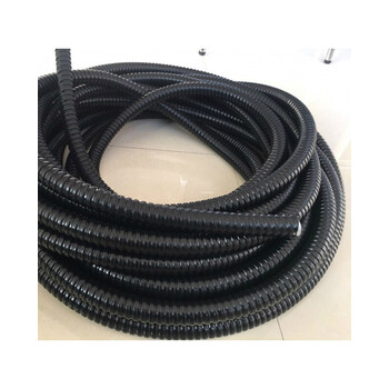 包塑金属软管 电线套管蛇皮管 电线保护波纹管灰 波纹穿线软管白色