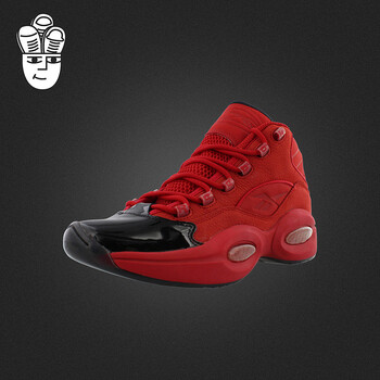 Reebok Question Mid 锐步男鞋中帮网面透 