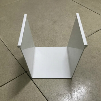 雨沿不锈钢导3d雨逢u形雨水槽小型pvc室外护外墙方形管 大平接-c84