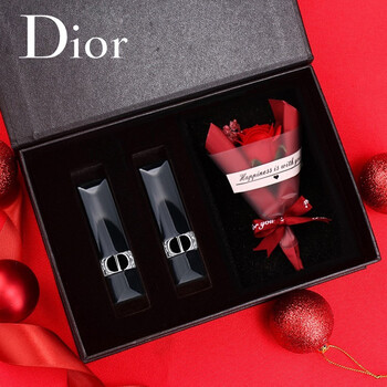 老婆朋友生日礼物女 两只装:迪奥999缎光 999哑光