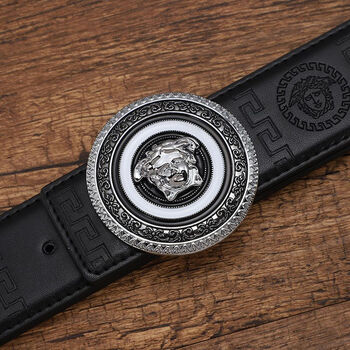 酷奇袋鼠(kuqidaishu)瓦萨琪皮带旋转美杜莎腰带男款pd快手网红同款真