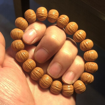 随峰毕业级猴王土豪猴头手串天然南瓜桩凤羽核桃文玩佛珠手链男女