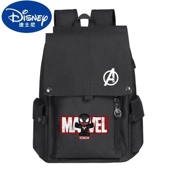 迪士尼秀洛联名漫威十周年纪念版新款书包复仇者联盟4复联4双肩背包男