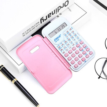 科学计算器学生计算机小型多功能四年级小学生函数折叠翻盖 js-105