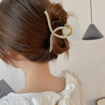 饰呀新款金属发夹女顶夹鲨鱼夹头发大号抓夹女韩版夹子网红发卡后脑勺