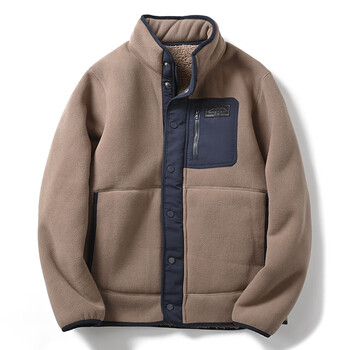 gubpmtshim超厚实保暖抓绒衣男出口原单立领加厚泰迪绒夹克摇粒绒外套