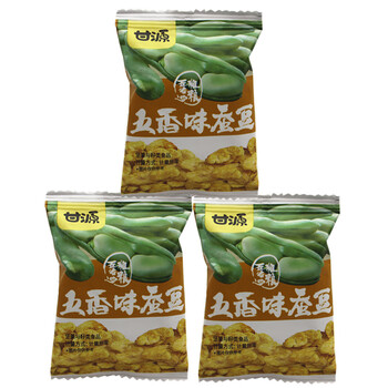甘源蚕豆五香味 散装特产小包装零食兰花豆蚕豆瓣五谷粗粮 坚果 五香