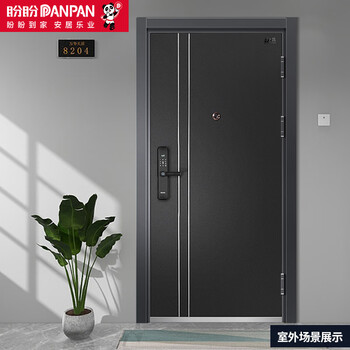 盼盼panpan盼盼防盗门别墅大门甲级家用安全门智能指纹密码锁子母门