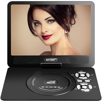 先科sast高清移动dvd播放机便携影碟机儿童学习cd碟片播放器经典黑