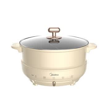 美的(midea)多功能电煮炖煎烤炸锅家用多用途4l大容量鸳鸯电火锅炒锅