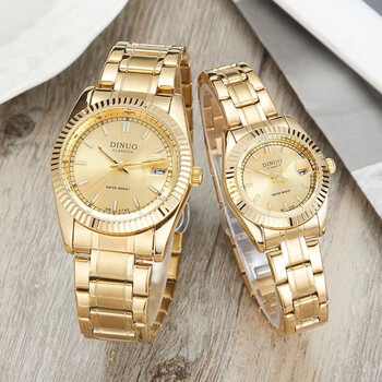 谛诺dinuo品牌情侣手表一对男女情侣对表夜光防水潮流石英表时尚情侣
