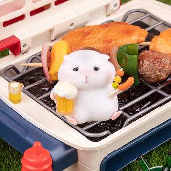 网红盲盒仓鼠克拉克仓鼠克拉克吃货系列盲盒可爱呆萌泡面毛绒摆件少女