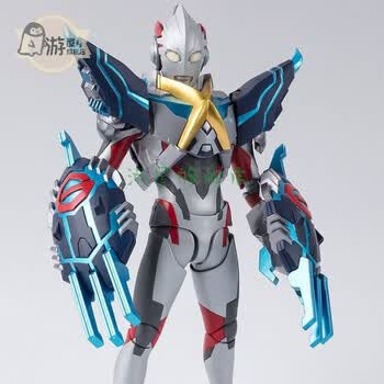 【京选优品】万代同款shf艾克斯奥特曼哥莫拉装甲套装