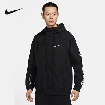 nike耐克男装外套sportswear梭织连帽防风夹克运动服dx6311010dx