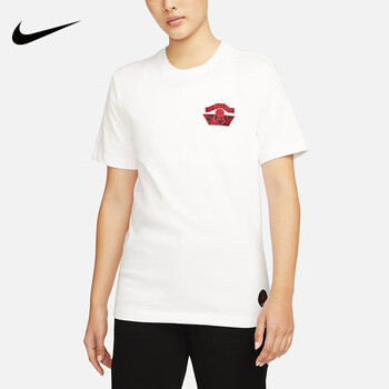 耐克（NIKE）JORDAN女子篮球t恤2023夏季新款运动休闲篮球短袖DO9806 DO9806-100 M