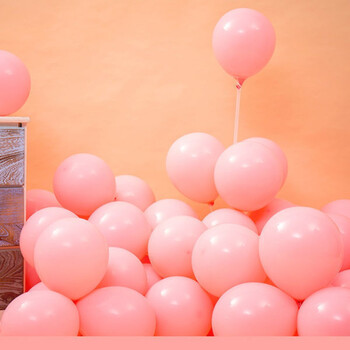 马卡龙气球结婚婚房生日派对场景布置批发会飞飘空特大粉色心形