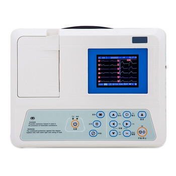 道心电图机ecg3303b自动分析诊断3道12导联家用ecg3303b三道心电图机