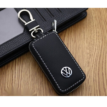 olavo大众汽车钥匙包钥匙套适用于一键启动智能折叠钥匙2020新款男