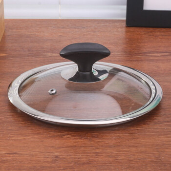 锅盖钢化玻璃锅盖家用耐高温圆形透明小锅盖不锈钢炒菜锅通用26t型