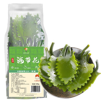 藻藻n盐渍海带花500g袋