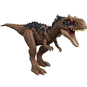 男孩侏罗纪世界电影同款牛龙大恐龙玩具侏罗纪世界3发声可动胜王龙