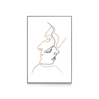 装饰画风景客厅餐厅沙发背景轻奢挂画文艺复兴 文艺复兴f(你的轮廓)