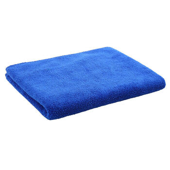 擦车专用毛巾不掉色不留痕汽车玻璃加厚吸水抹布家政保洁毛巾蓝色5条