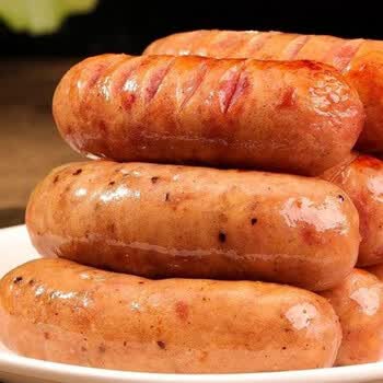 特香汇黑椒味500g纯肉肠地道肠烤肠黑胡椒热狗香肠冷冻批发 500g黑椒