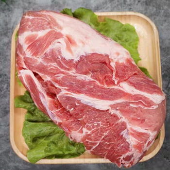 新鲜梅花肉沂蒙山散养土猪五花肉梅花肉去骨前后腿肉烧烤叉烧食材