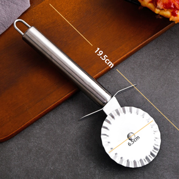 茵王 披萨刀滚轮烘焙工具不锈钢铲工具滚刀批萨轮刀比萨西餐切刀家用