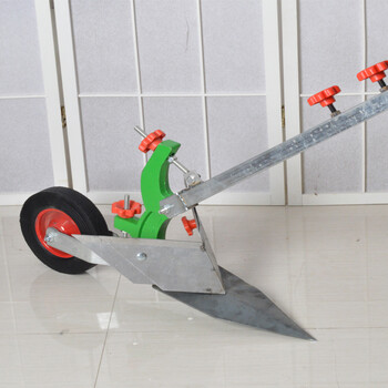 手拉犁 拉犁 耕地犁 捞犁 开沟犁杖 起垄器 镐  培土人力微耕机 1号手