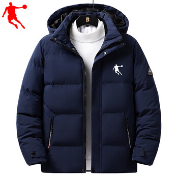 乔丹中国羽绒服男冬季新款帅气加厚款韩版修身潮流外套男装大 5318