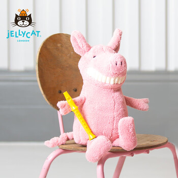 jellycat英国jellycat微笑大牙猪疗愈毛绒陪伴玩具安抚玩偶公仔猪猪