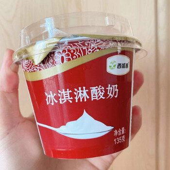 严选好物 新疆特产 新疆冰淇淋网红酸奶135克*12杯装酸牛奶 冰淇淋
