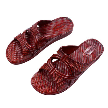 防滑拖鞋老人冲凉拖鞋防滑拖鞋老人居家夏季新品中老年舒适软底妈妈凉