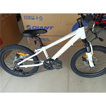 捷安特mtx20plus儿童自行车7速变速器童车20寸减震白色7速双碟刹20