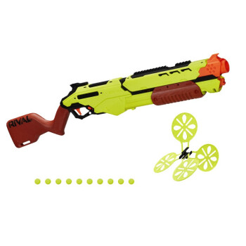 孩之宝（Hasbro）NERF热火竞争者系列14岁以上男女孩软球弹竞技玩具枪发射器 （手动）萨杜恩发射器 E8520