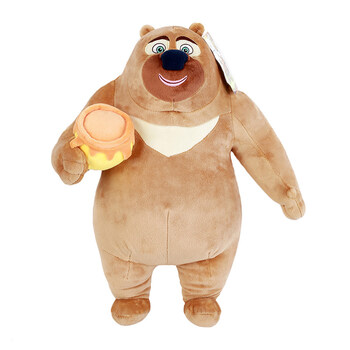 熊出没公仔光头强套装布娃娃抱枕玩偶男女孩礼物 熊二70cm(抱蜂蜜罐)