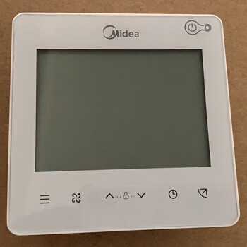 美的原装品质中央空调线控器kjr-86g/bk七档风风管机4芯线控器 带wifi