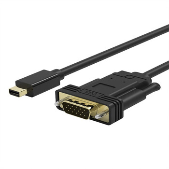 悦智人心mini p转vga转换器高清迷你雷电接口转接头适用微软苹果 迷你