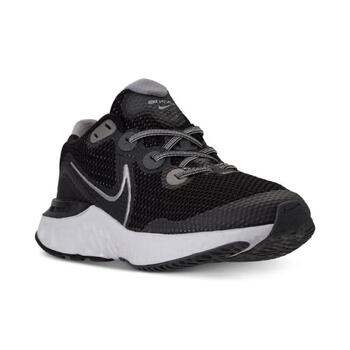耐克nike耐克大童男女跑步运动鞋renewrun低帮系带轻便blackmetallic