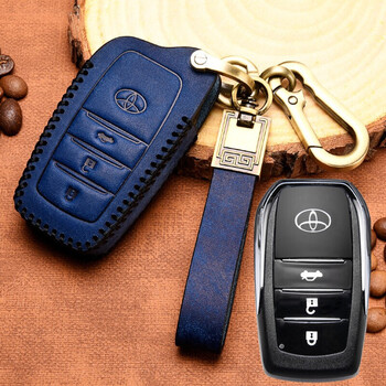 丰田酷路泽钥匙套专用新款丰田陆巡钥匙套兰德酷路泽钥匙壳包扣车真皮