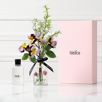 正想水中花香薰藤条干花无火香薰精油熏香家用卧室内房间空气清新剂水中花香薰雏菊香味 紫色三色堇款 图片价格品牌报价 京东