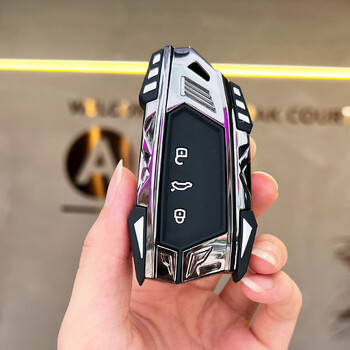 大众高尔夫8rline钥匙套凌渡l id3 id4壳id6揽境crozz途昂x d款刀锋