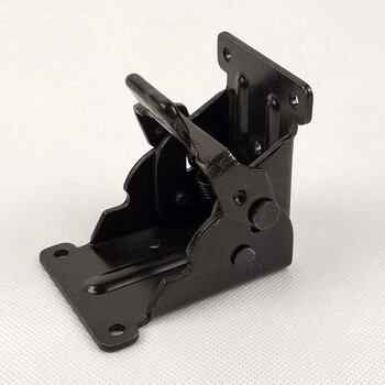 90度折叠自锁铰链合页家具五金不锈钢焊接配件桌腿茶几榻榻米折叠御舵