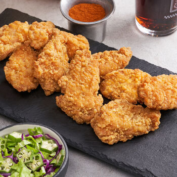 纳佰味韩式炸鸡1kg网红小吃炸鸡块 原味香辣炸鸡肉商用油炸半成品