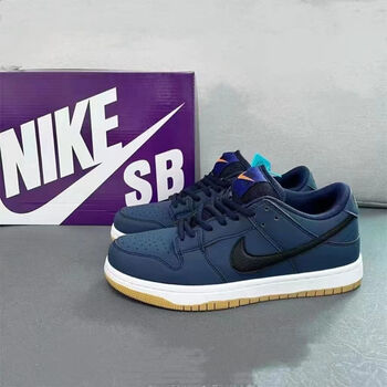 耐克顿男鞋sb dunk low蓝黑生胶系列低帮平底高颜值百搭运动板鞋潮牌